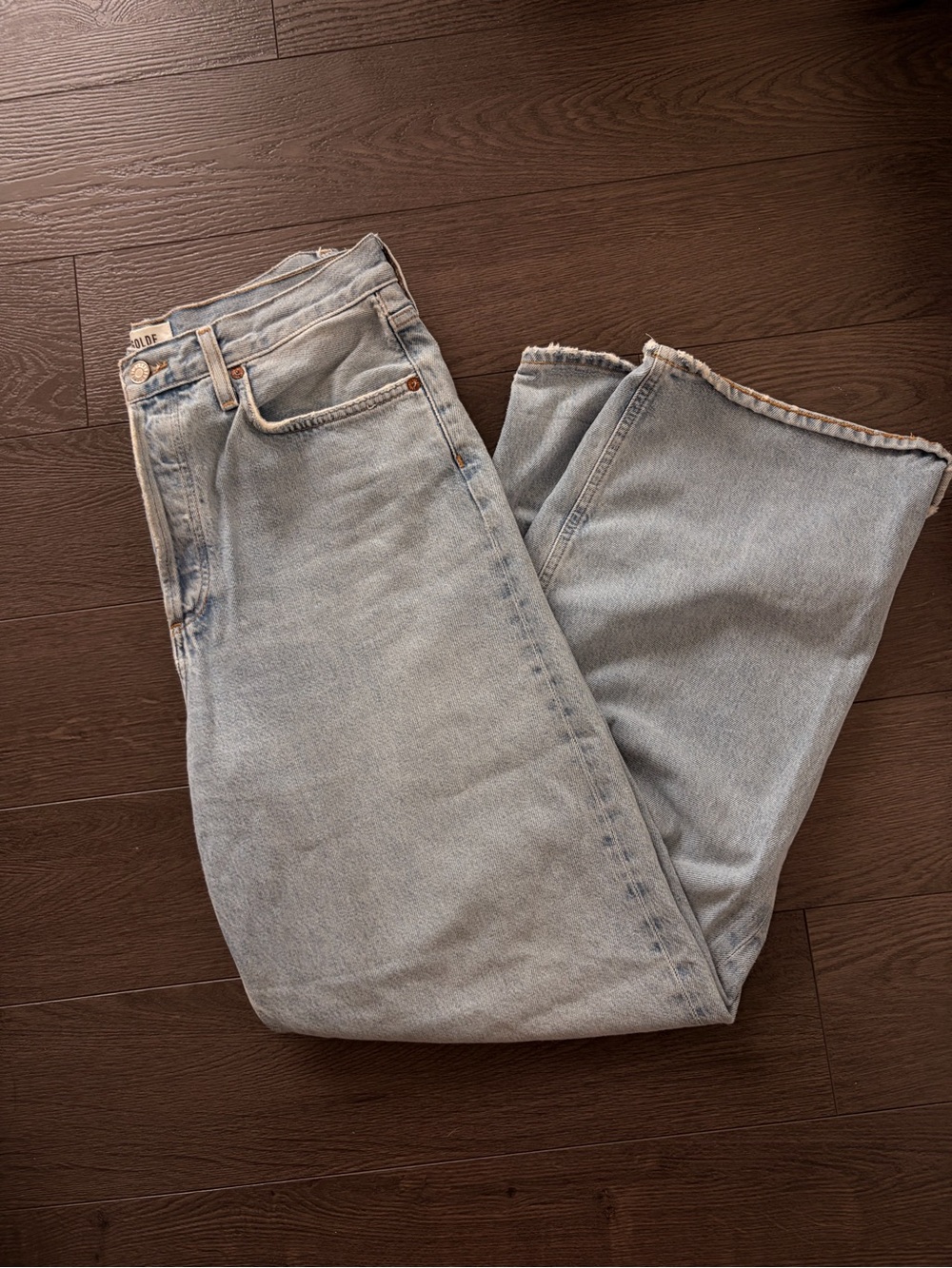 AGOLDE Low Slung Baggy Light Wash
